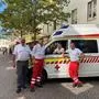 Das Team des Roten Kreuzes ist rund um die Uhr im Einsatz