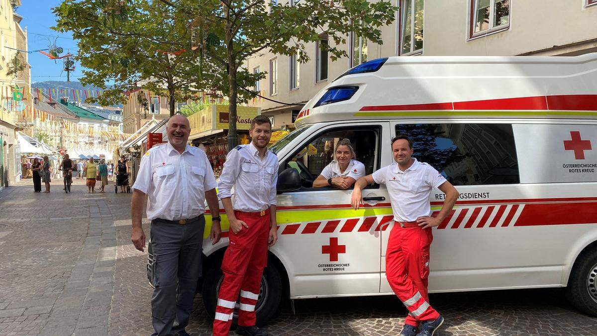 Das Team des Roten Kreuzes ist rund um die Uhr im Einsatz