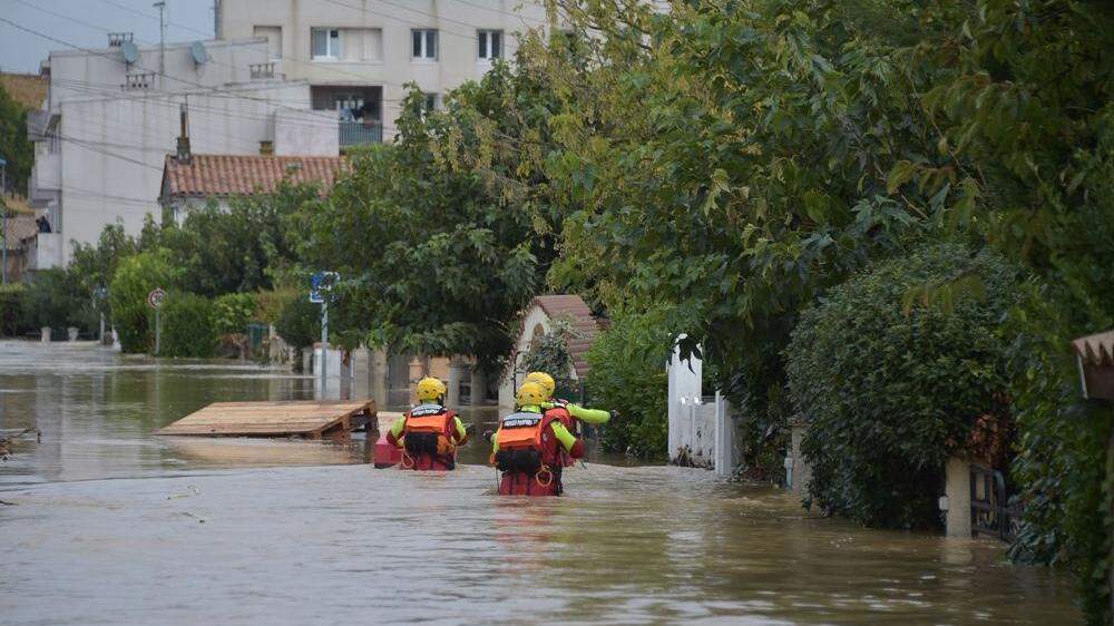 Überschwemmungen in Südfrankreich