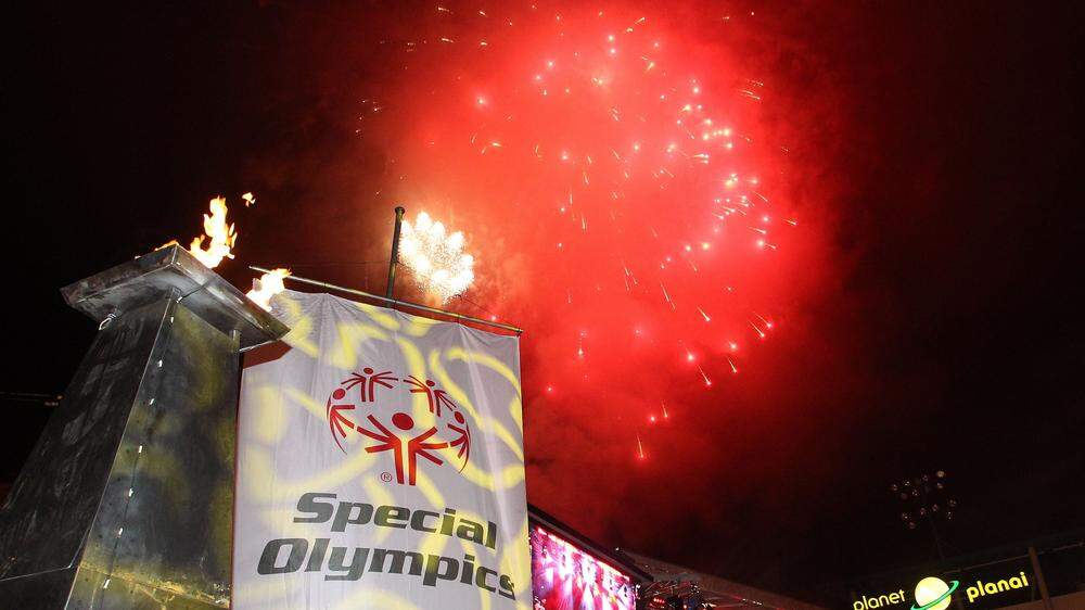 Schon bei den Special Olympics Pre-Games 2016 war Schladming voll im Bilde 