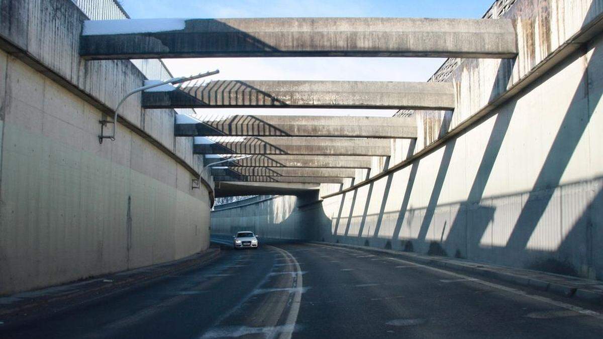 Von Montag bis Donnerstag ist der Tunnel nicht befahrbar