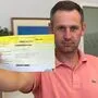 Beweisfoto: Armin Sippel spendete einen Teil seines Gehaltes als Gemeinderat  für die Gastronomen, die vom Aus am Karmeliterplatz betroffen sind
