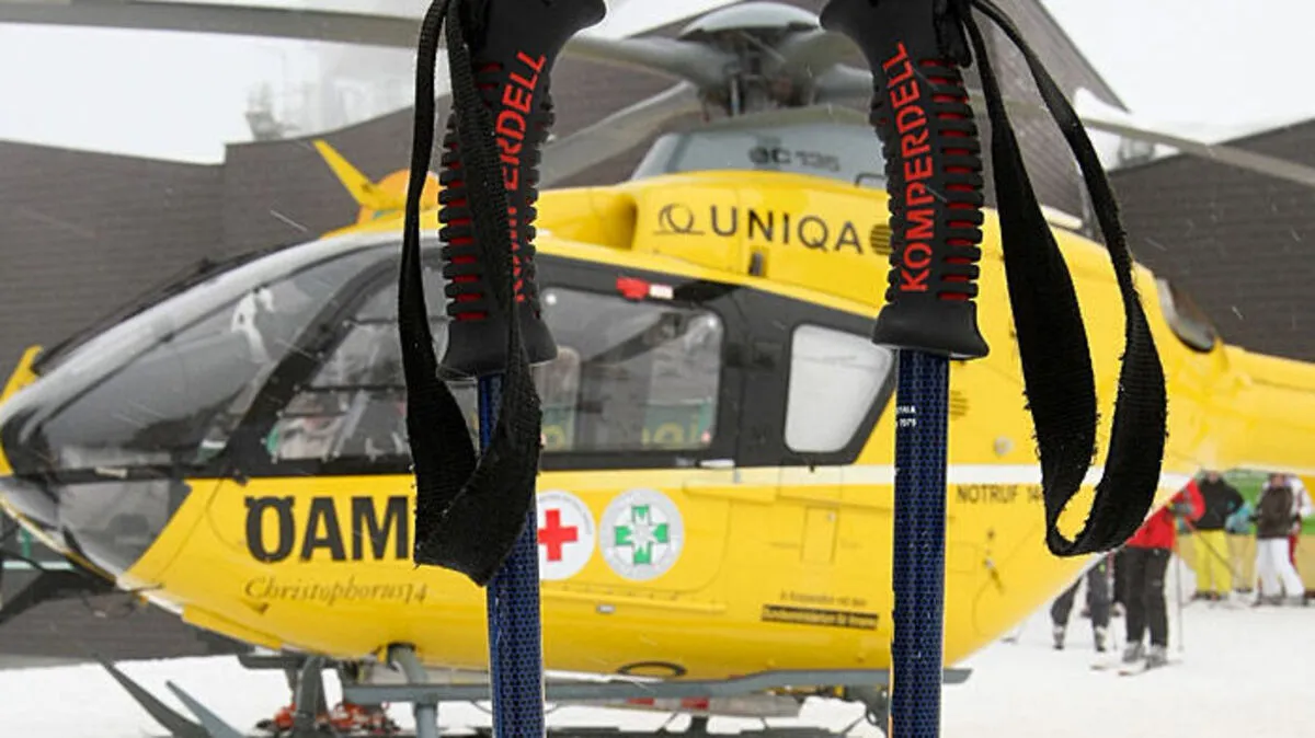 Sujetbild: Achtjähriges Mädchen bei Skiunfall schwer verletzt