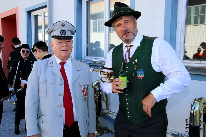 Beim Aufmarsch zum Festplatz beim Schaufelradbagger war Bärnbach in eine Klangwolke gehüllt, das Publikum spendete jeder einzelnen Kapelle begeistert Beifall.