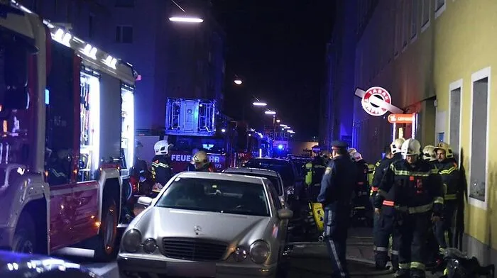 Großbrand in Wien-Favoriten