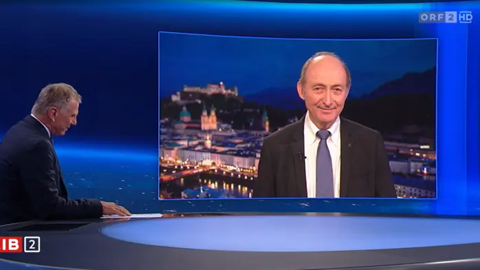 Do&Co-Chef Attila Doğudan in der ZiB2 bei Armin Wolf