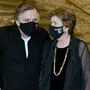 Intendant Markus Hinterhäuser und Festspielpräsidentin Helga Rabl-Stadler mit Masken