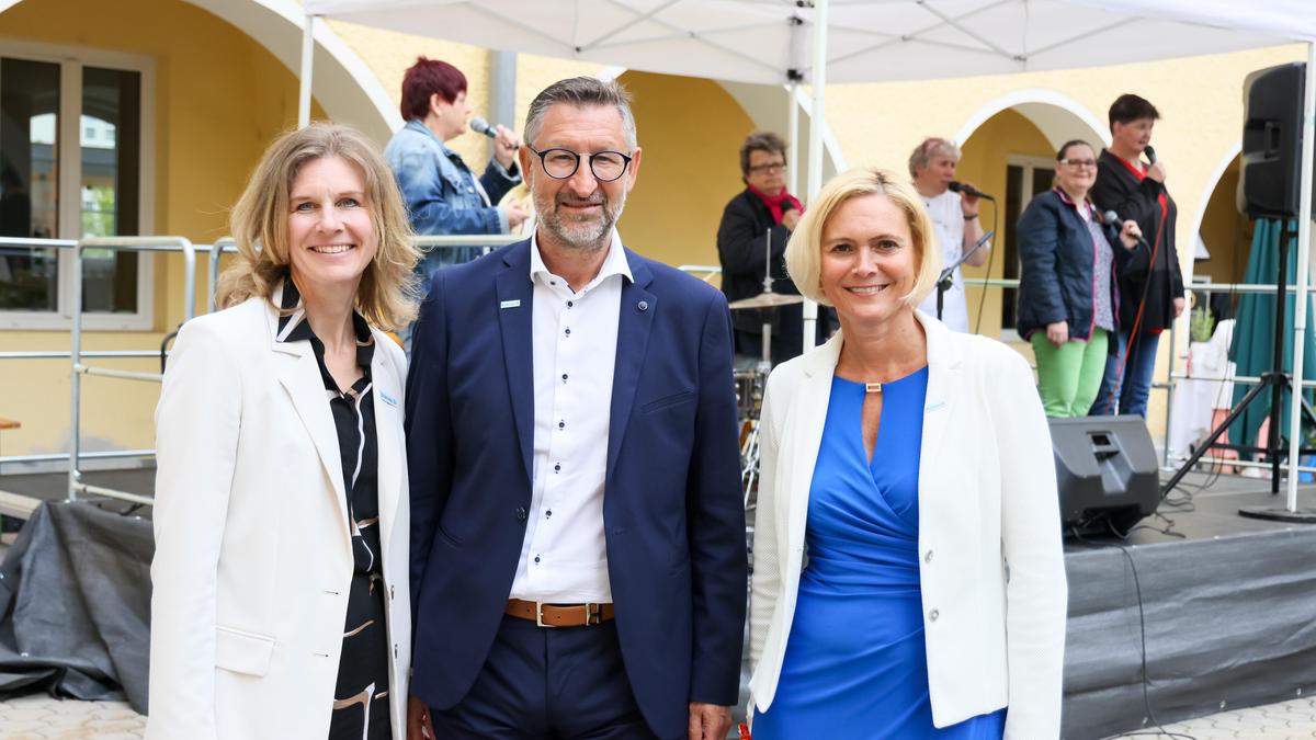 Rektorin der Diakonie Astrid Körner, Wirtschaftsdirektor Walter Pansi und Personaldirektorin Susanne Prentner-Vitek (von links)