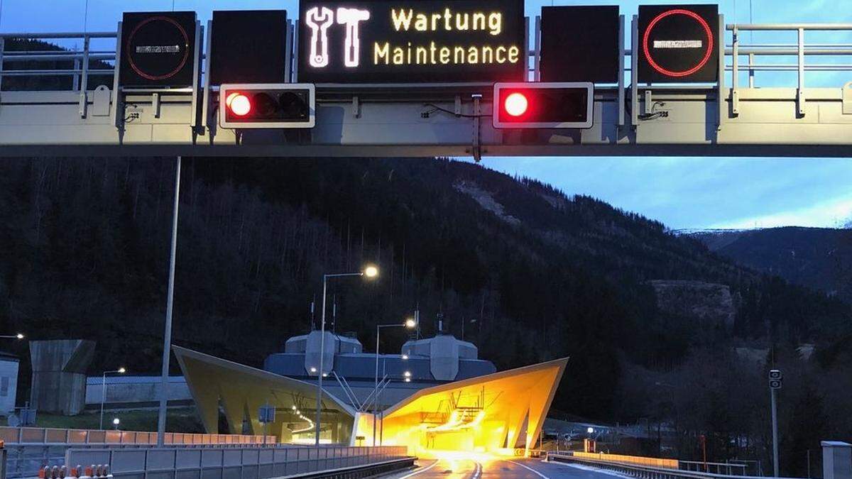 Noch ist der Gleinalmtunnel Baustelle