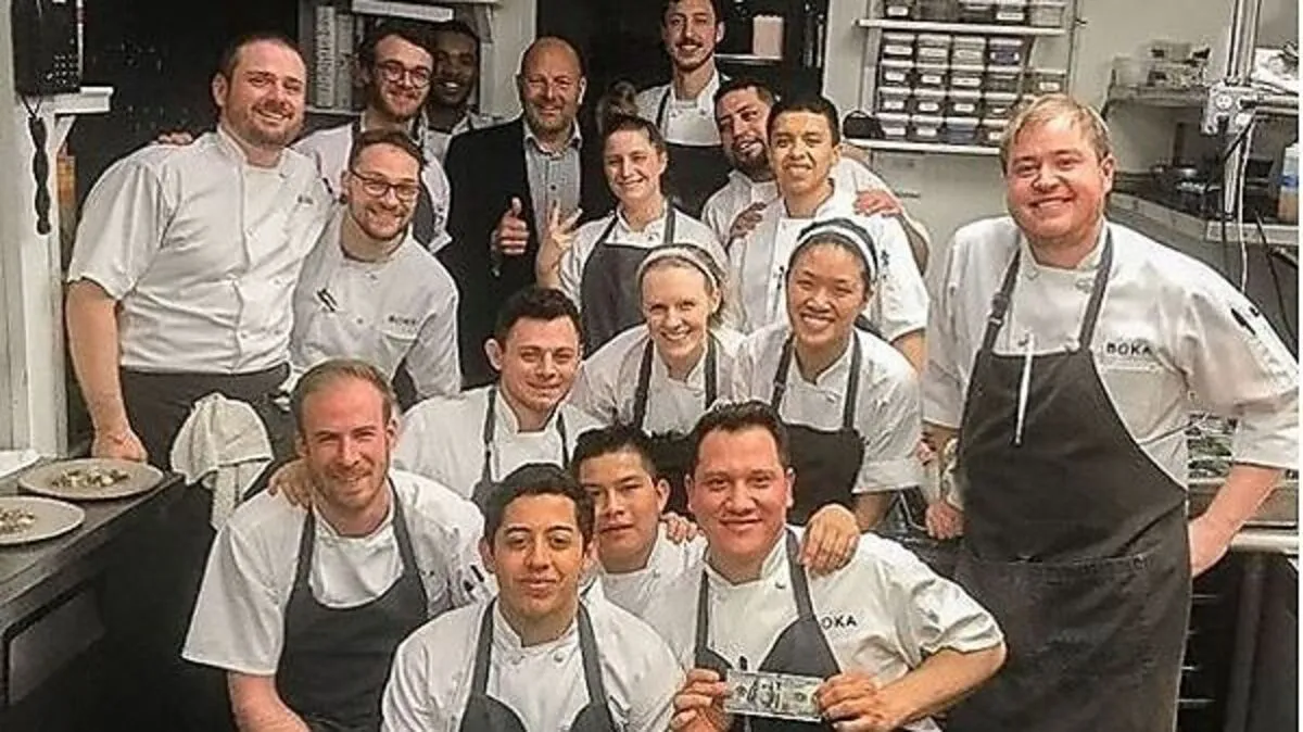 Mit diesem Foto bedankten sich die Angestellten 