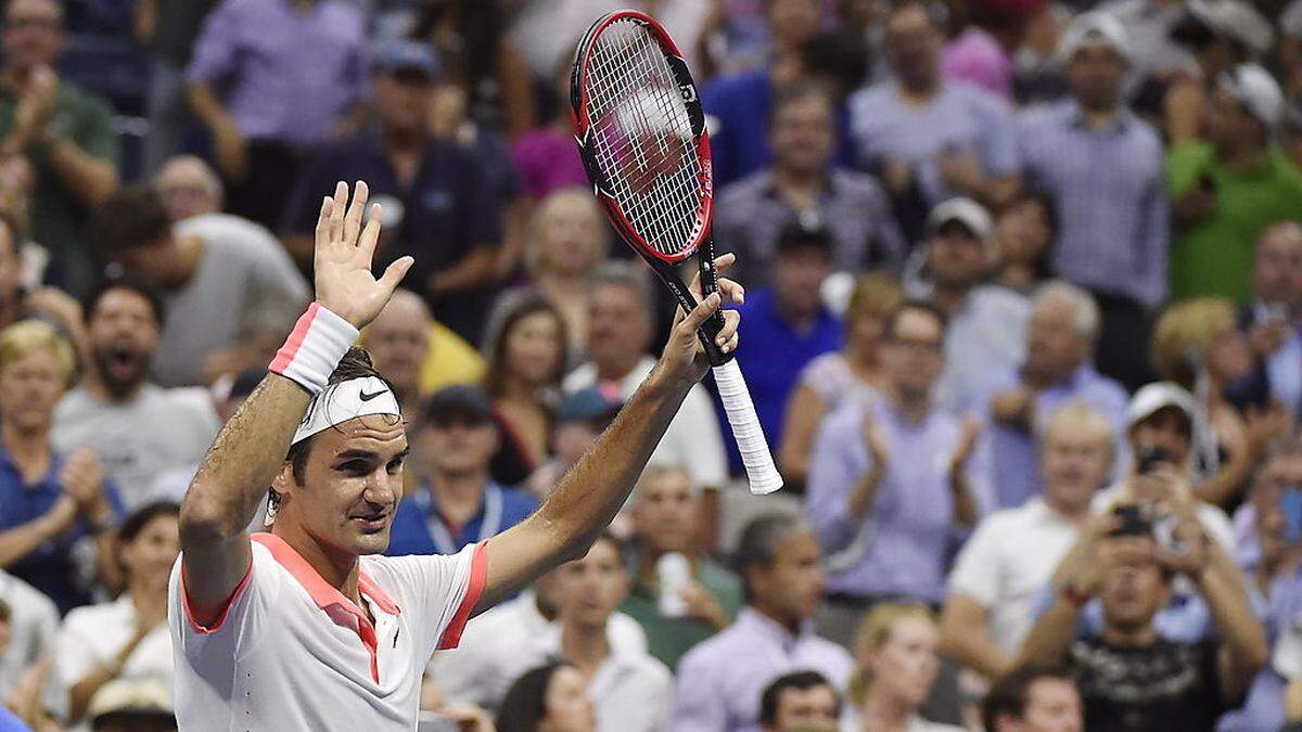 Roger Federer hatt keine Probleme