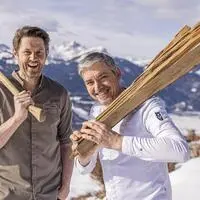 Kochen ohne Strom: Manuel Ressi und Hannes Müller