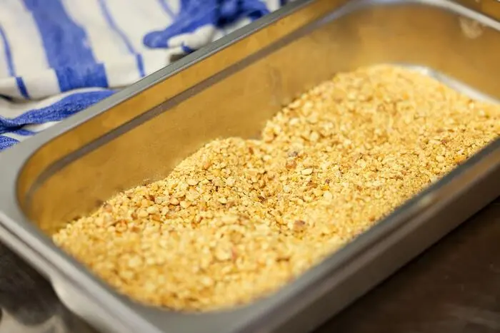 Kumpusch fertigt daraus Kichererbsen-Crunch.