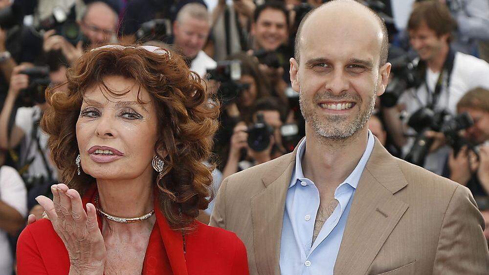 Sophia Loren, hier beim Filmfestival in Cannes, drehte wieder mit ihrem Sohn Edoardo Ponti