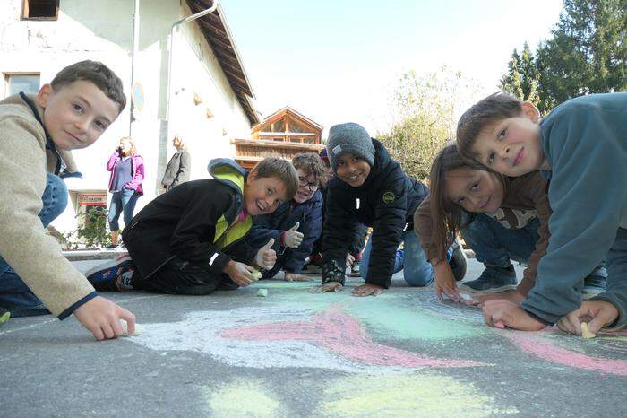 Die Schüler waren sehr engagiert bei der Sache