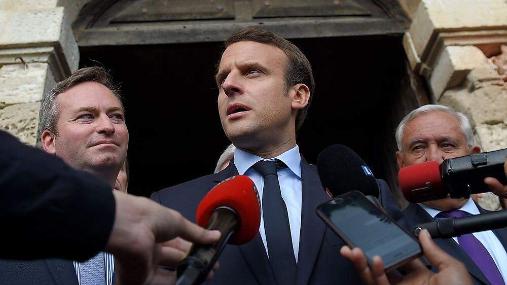 Emmanuel Macron: Warten auf die Stichwahl am 7. Mai