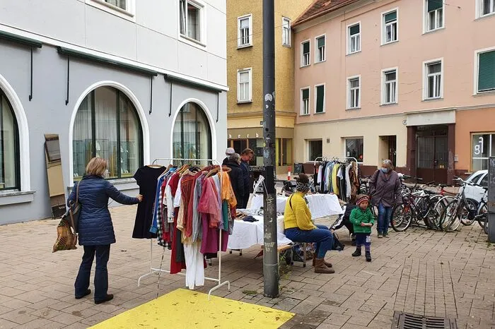 Im ganzen Annenviertel zwischen Lend- und Griesplatz konnte man Stöbern und Tratschen...