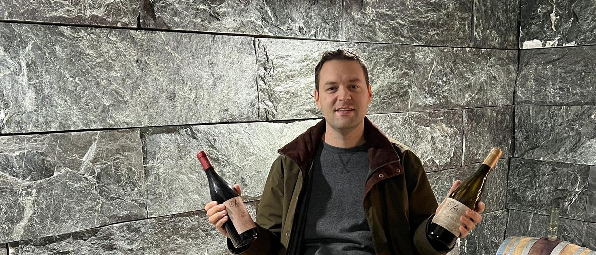 Winzer Rupert Ofer: Sein Favorit ist der Chardonnay