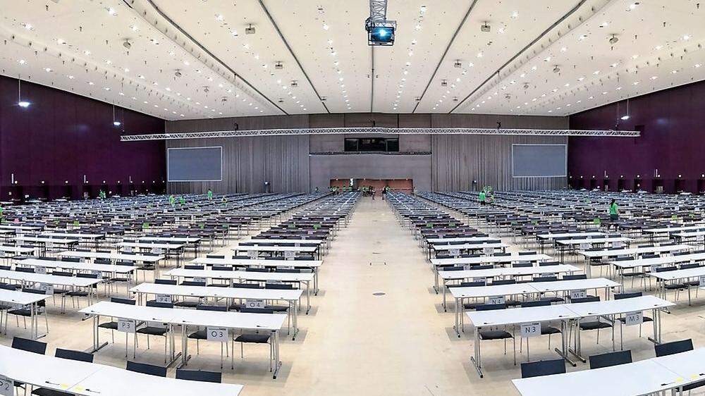 Die Stadthalle Graz allein reicht heuer nicht aus: Riesenaufwand für Mediziner-Test in Covid-Zeiten 