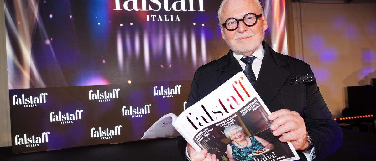 Seit Montag auch am italienischen Markt: Wolfgang Rosam mit dem Falstaff.