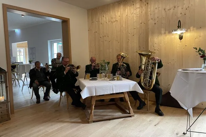 Auch für musikalische Untermalung war bei der Eröffnung gesorgt