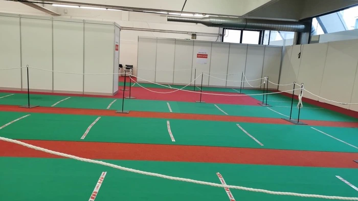 Keine langen Warteschlangen vor den Impfkojen