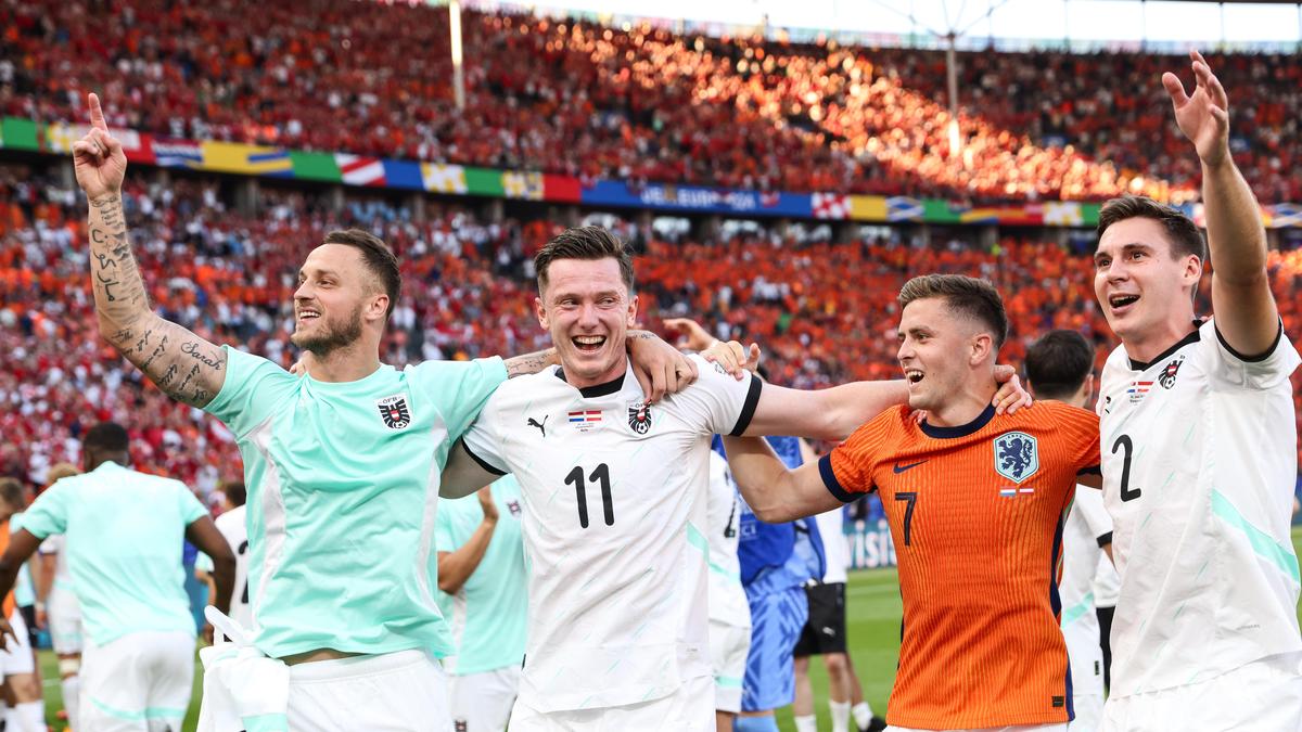 Die Freude ist groß: Österreich bezwingt nicht nur die Niederlande, sondern holt sich gleich den Sieg in der Gruppe