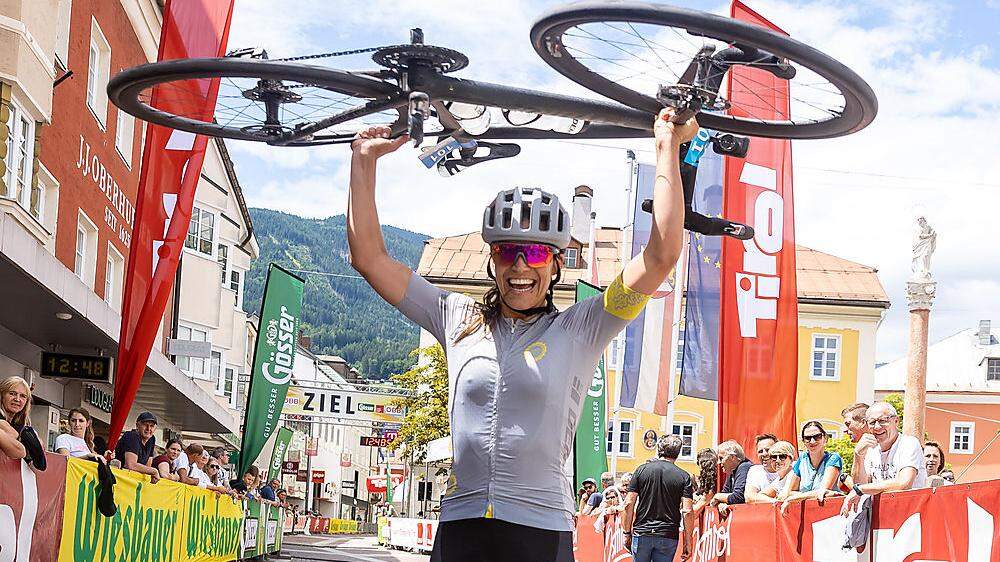 Bianca Somavila aus Tirol gewann bei den Frauen die Dolomitenrundfahrt
