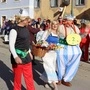 Die Abordnung aus Gallien: Asterix, Falbala und Obelix