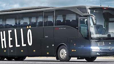 Der neue Fernbus der ÖBB: Hellö