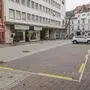 Am Fleischmarkt herrscht ein Parkverbot. Nur Halten ist erlaubt