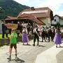Der Musikverein Scheiben-St. Georgen bei der Defilierung.