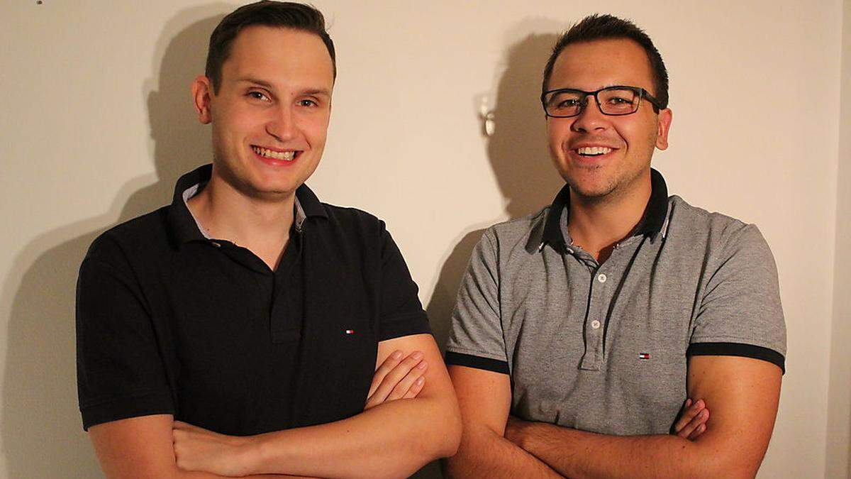 Start-Up-Gründer: Dominik Gscheider und Philipp Trantin (v.l.) lernten sich in der HTL Leoben kennen 