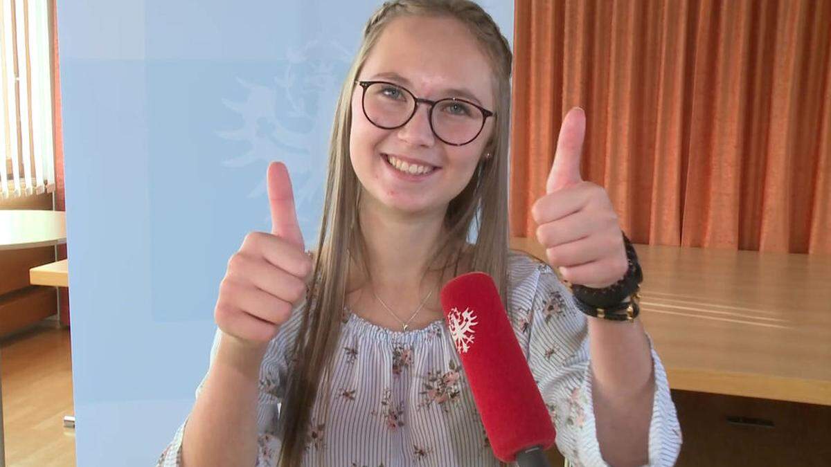 Auch Svenja Maier aus Prägraten wirbt darum, &quot;Lehrling des Jahres 2020&quot; zu werden