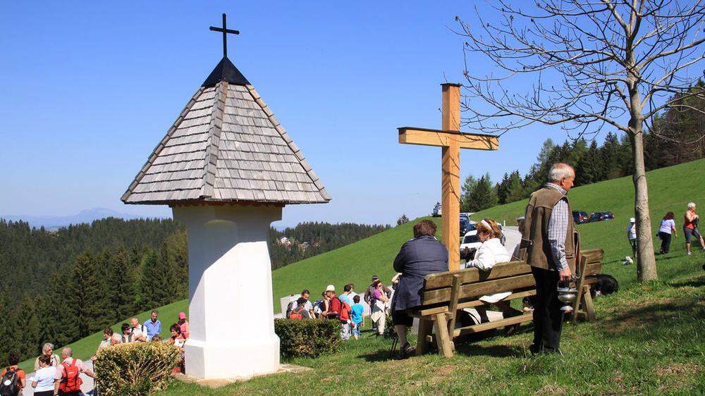 Die Wanderung von Maria Lankowitz nach Modriach am 28. März eröffnet die Pilgersaison 2015