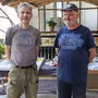 Die Organisatoren des Alpen-Adria-Kunstsymposiums Gernot Schmerlaib (links) und Fritz Unegg
