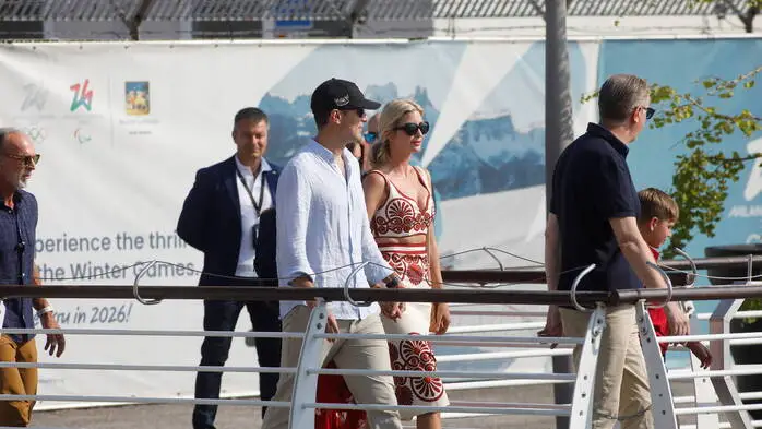 Ivanka Trump mit Ehemann Jared Kushner waren 2025 in Venedig bei der Hochzeit von Jeff Bezos