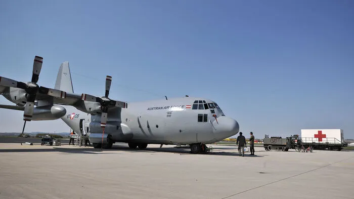 Das Bundesheer verfügt über drei flugfähige C-130 "Hercules" Transportmaschinen. Sie sind in Linz-Hörsching stationiert