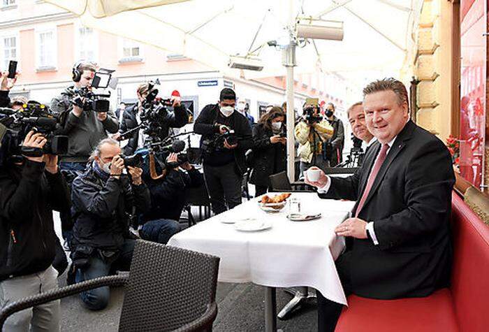 Wiens Bürgermeister Michael Ludwig mit WKW-Präsident Walter Ruck 