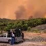 Großer Waldbrand auf der Insel Euböa