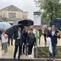 Der G.-W.-Pabst-Park in Leibnitz wurde bei strömendem Regen eröffnet 