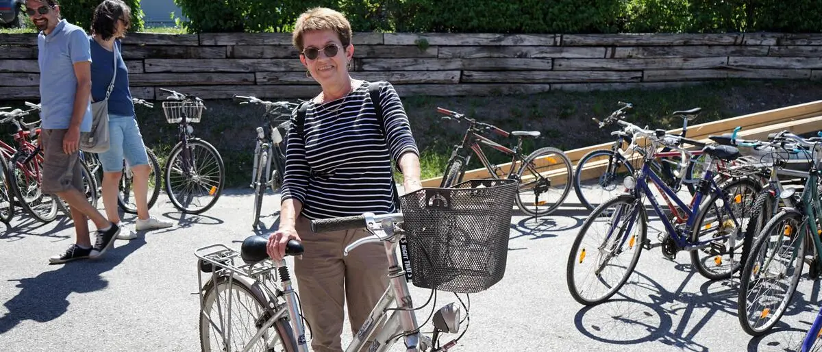 Einige Bieter konnten nach der Versteigerung mit dem Fahrrad nach Hause fahren