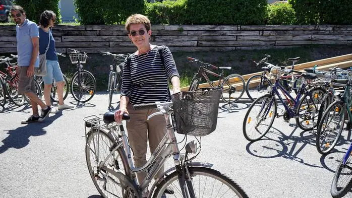 Einige Bieter konnten nach der Versteigerung mit dem Fahrrad nach Hause fahren
