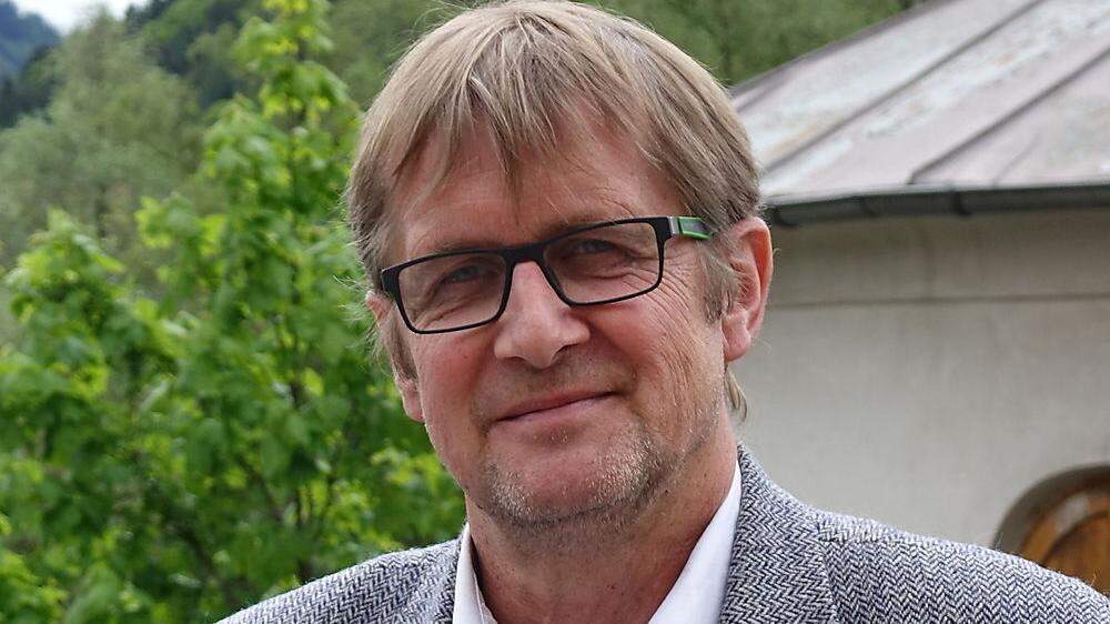 Siegfried Schausberger, Chef der Brucker Grünen, freut sich über das Ergebnis