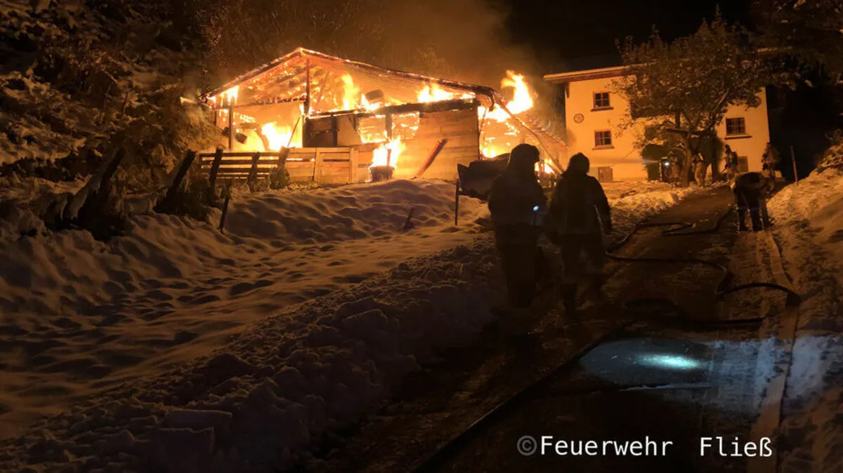 Brand in Fließ