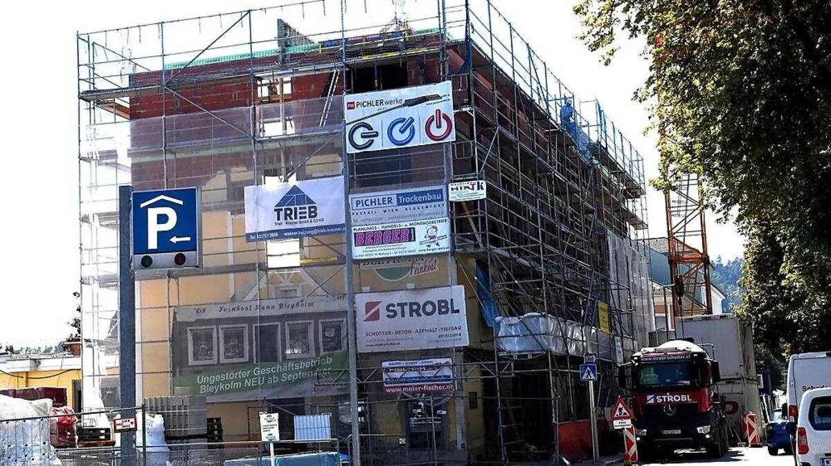 Gut voran geht es beim Projekt Bleykolm/Alte Post in der Europa-Allee