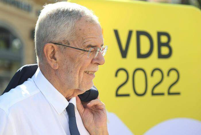 Amtsinhaber Alexander Van der Bellen will weitere sechs Jahre bleiben