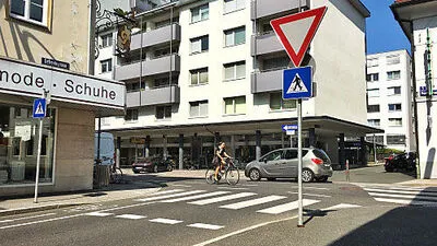 Eine neue Vorrangregelung gilt bei der Kreuzung Priesterhausgasse/Getreidegasse