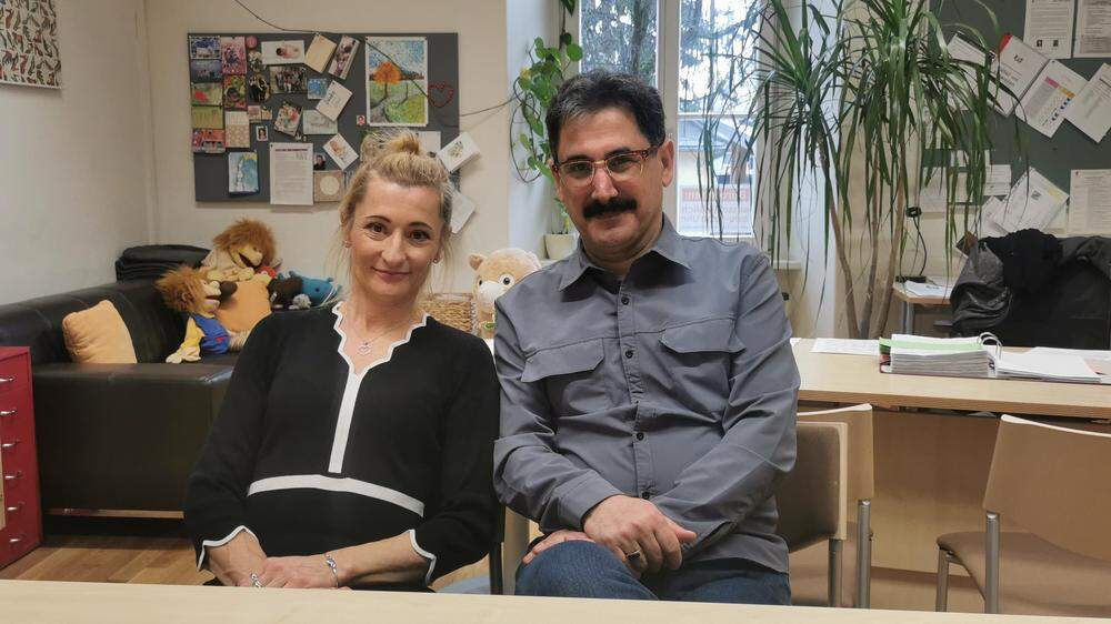 Eingespieltes Duo: Schulleiterin Barbara Gmeiner mit Sozialarbeiter Yaşar Genç 