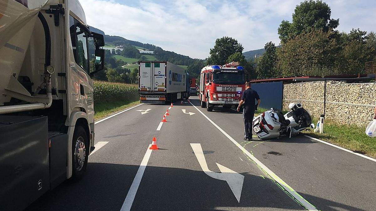 Der Mann wurde mit den Rettungshubschrauber nach Graz geflogen